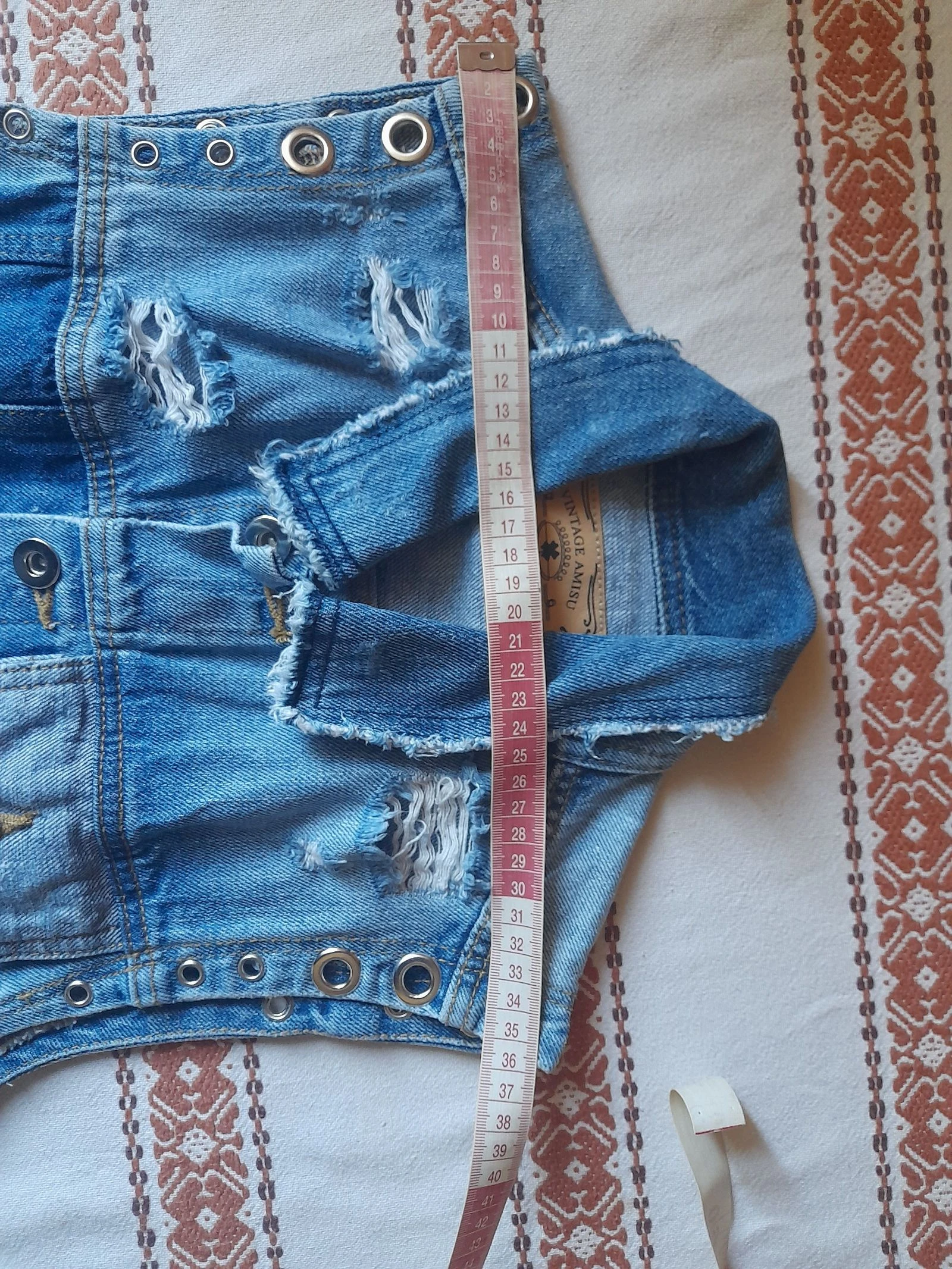 Chaqueta vaquera sin mangas talla 38 – photo 4